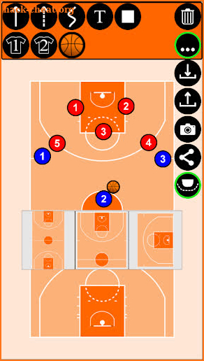 Basketball playbook screenshot