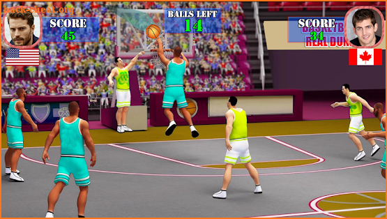 Basketball Real Dunk Hit screenshot