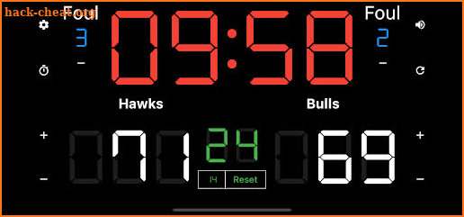 Basketball Scoreboard screenshot