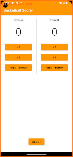 Basketball Scorer screenshot