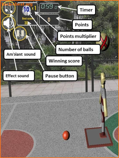 Basketball stars 3D screenshot