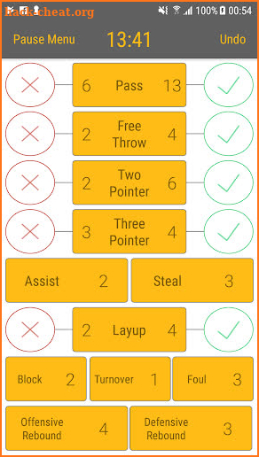 Basketball Stat Keeper screenshot