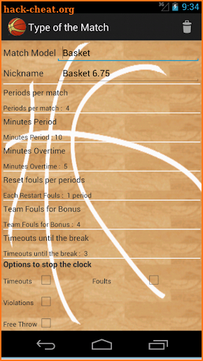 Basketball Statistics screenshot