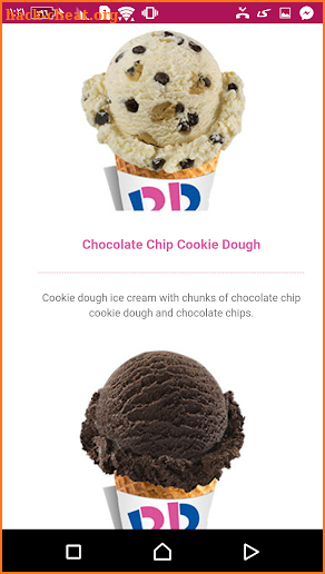 Baskin Robbins Celebrate screenshot