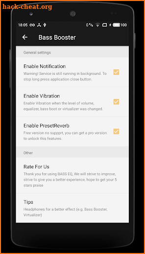 Bass Booster Equalizer screenshot