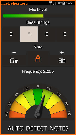 Bass Tuner Free screenshot