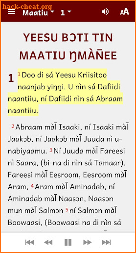 Bassar Ntcham Bible screenshot