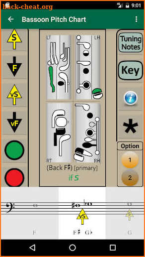 Bassoon Fingering & Tuning screenshot