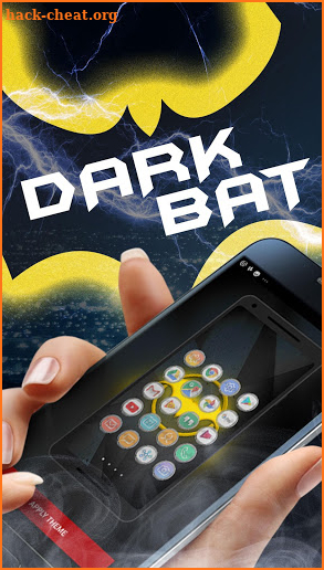 Bat Hero Theme Launcher - Wallpapers and Icons screenshot