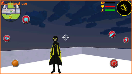 Bat Stickman Rope Hero Gangstar Crime screenshot