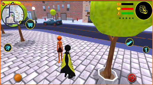 Bat Stickman Rope Hero Gangstar Crime screenshot