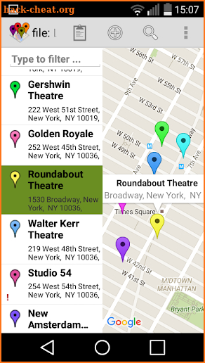 Batch Geocode - Multi waypoint route planner screenshot