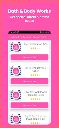 Bath and Body works Coupon screenshot