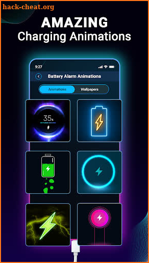 Battery Charging Animation App screenshot