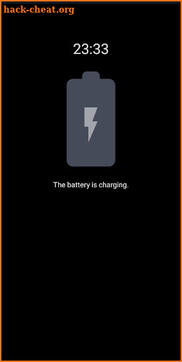 Battery full charge notification screenshot