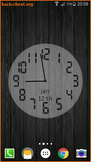 Battery Saving Analog Clocks Live Wallpaper Pro screenshot