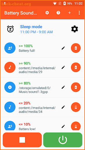 Battery Sound Notification screenshot