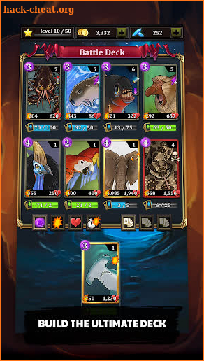 Battle Cards Savage Heroes TCG CCG Decks screenshot