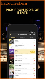 Battle Me - Hip Hop Community and Rap Studio screenshot