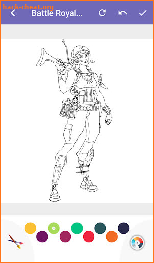 Battle Royal Coloring Pages screenshot