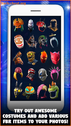 Battle Royale Photo Editor – FBR Skin Stickers screenshot