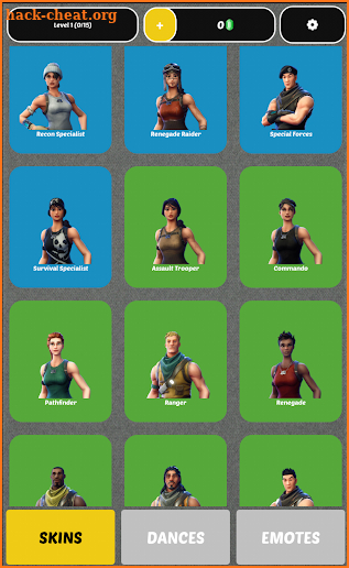 BATTLE ROYALE STARS - Dances and Emotes Skins screenshot