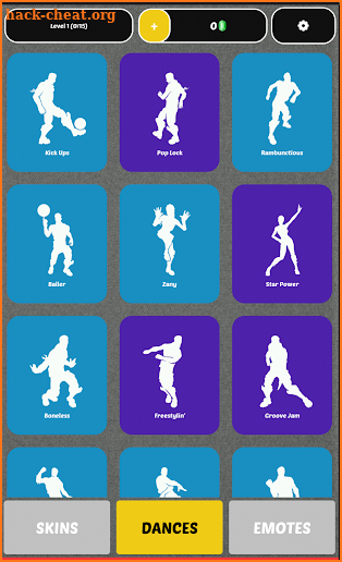 BATTLE ROYALE STARS - Dances and Emotes Skins screenshot