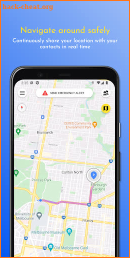 Baxta - Personal Safety App screenshot