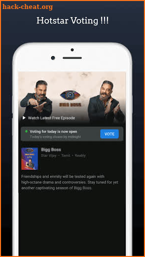 BB Tamil Episodes, Vote - Season 4 screenshot