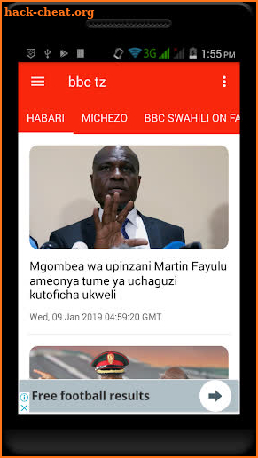 BBC DW VOA SWAHILI screenshot