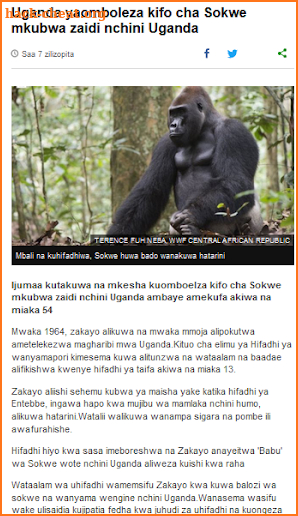 BBC Swahili Dira ya Dinia screenshot