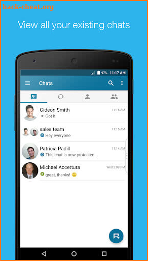 BBM Enterprise screenshot