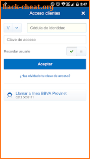 BBVA Provinet Móvil screenshot