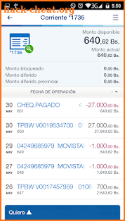 BBVA Provinet Móvil screenshot