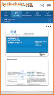 BCBSMA MyBlue Member App screenshot