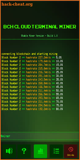 BCH TERMINAL CLOUD MINER screenshot