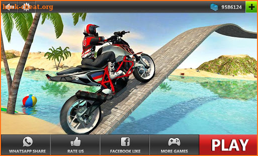 Beach Motorbike Stunts Master 2019 screenshot