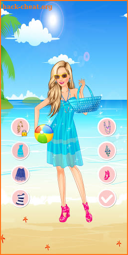 Beach Style Dress Up Game screenshot