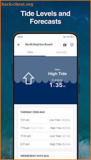 Beach Tides & Weather screenshot