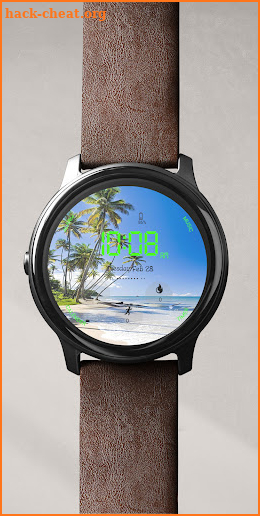 Beach Watch Face L66 screenshot