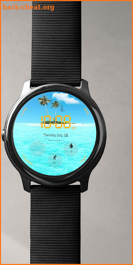 Beach Watch Face L66 screenshot