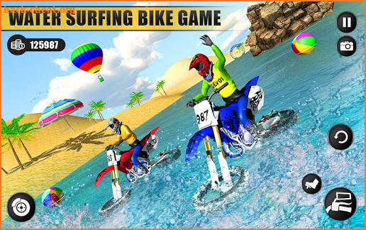 Beach Water Surfer Dirt Bike: Xtreme Racing Games screenshot