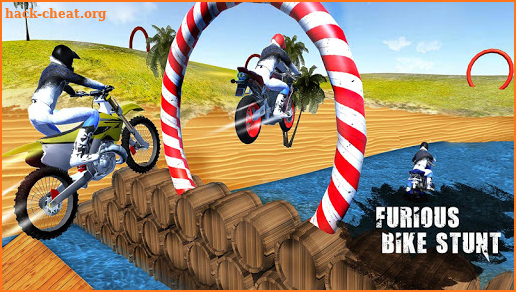 Beach Water Surfing Games: Bike Race screenshot