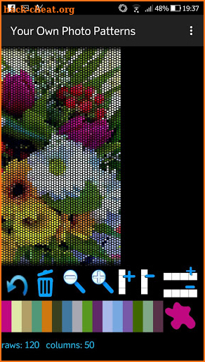 Beads Photo Pattern screenshot