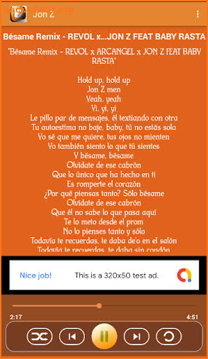 ♫ Musica Jon Z - Sin Internet screenshot