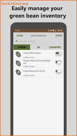 Bean Tracker - Coffee Roasting screenshot