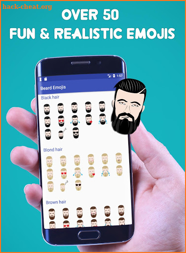 Beard Emojis + screenshot