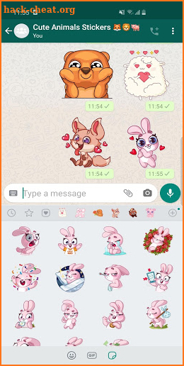 Beautiful Animals Stickers 🐾 Tender WAStickerApps screenshot