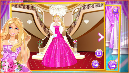 Beautiful bride dressup screenshot