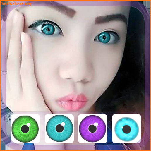 Beautiful Color Contact Lens screenshot